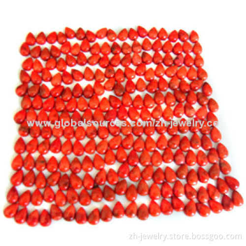 Natural Coral Cabochons and Beads, Mohave Apple Coral Rough, Different Size (2 to 100mm)